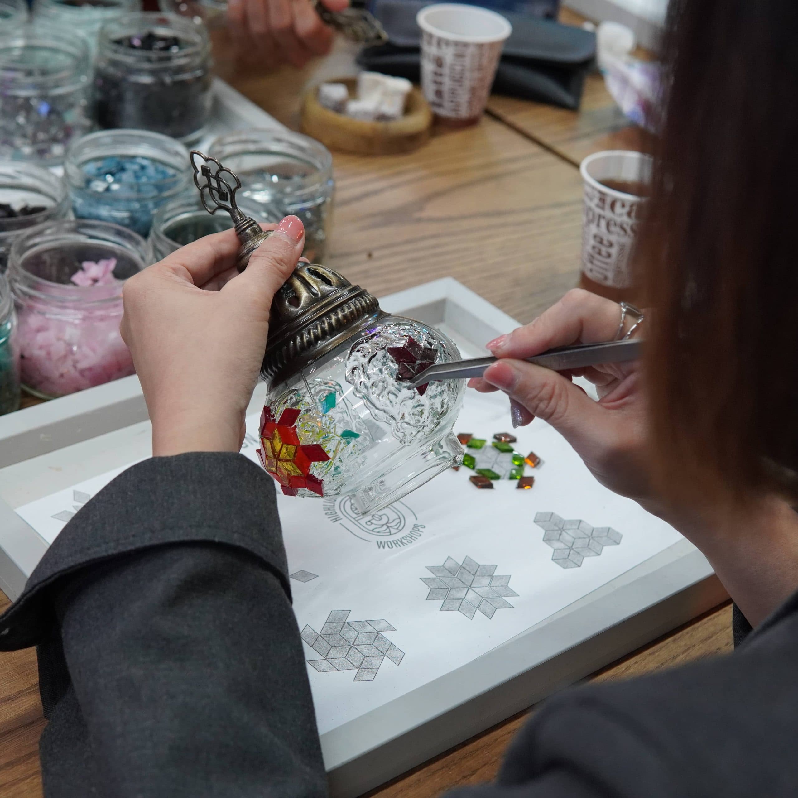 Cappadocia Mosaic Lamp Workshop – Create Your Own Fairy Chimney-Inspired Lamp - Image 7
