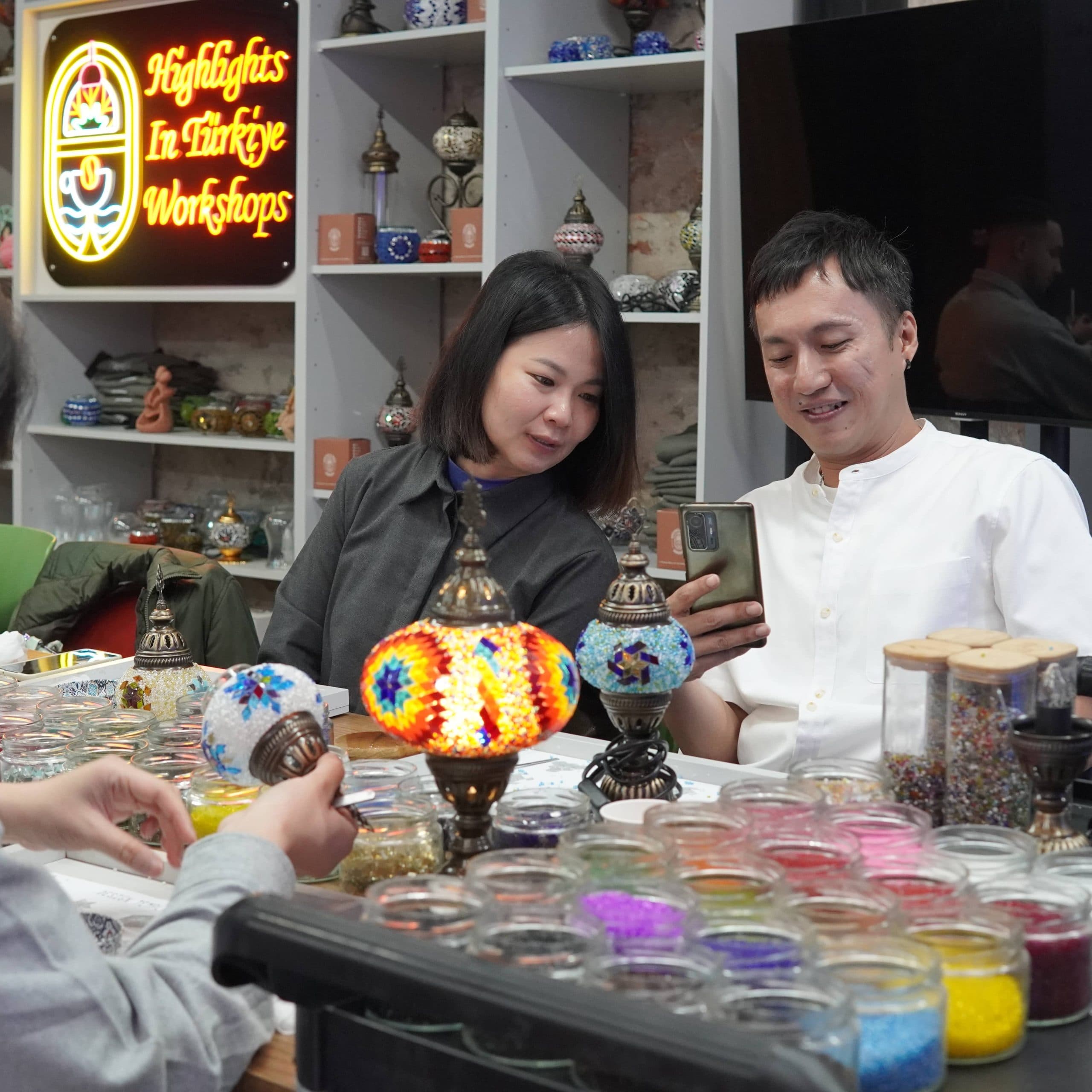 Cappadocia Mosaic Lamp Workshop – Create Your Own Fairy Chimney-Inspired Lamp - Image 10