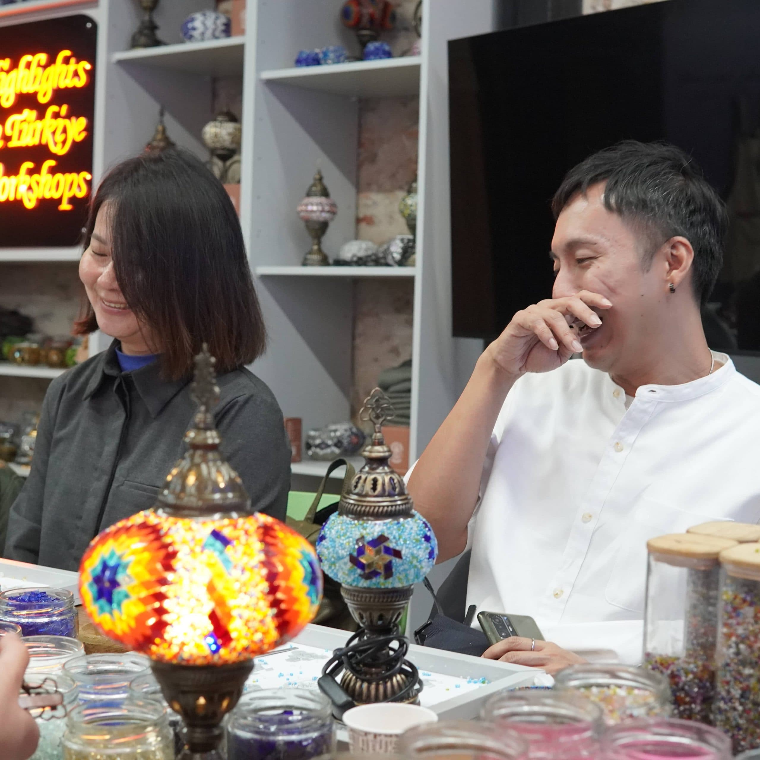 Cappadocia Mosaic Lamp Workshop – Create Your Own Fairy Chimney-Inspired Lamp - Image 11