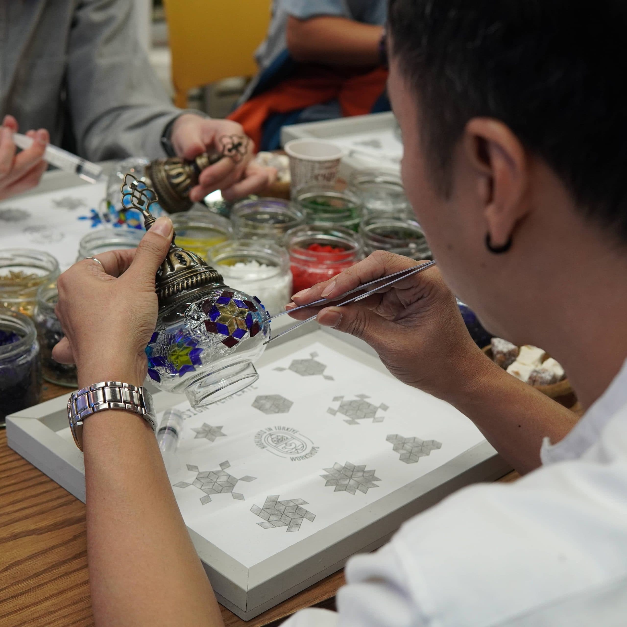 Cappadocia Mosaic Lamp Workshop – Create Your Own Fairy Chimney-Inspired Lamp - Image 6